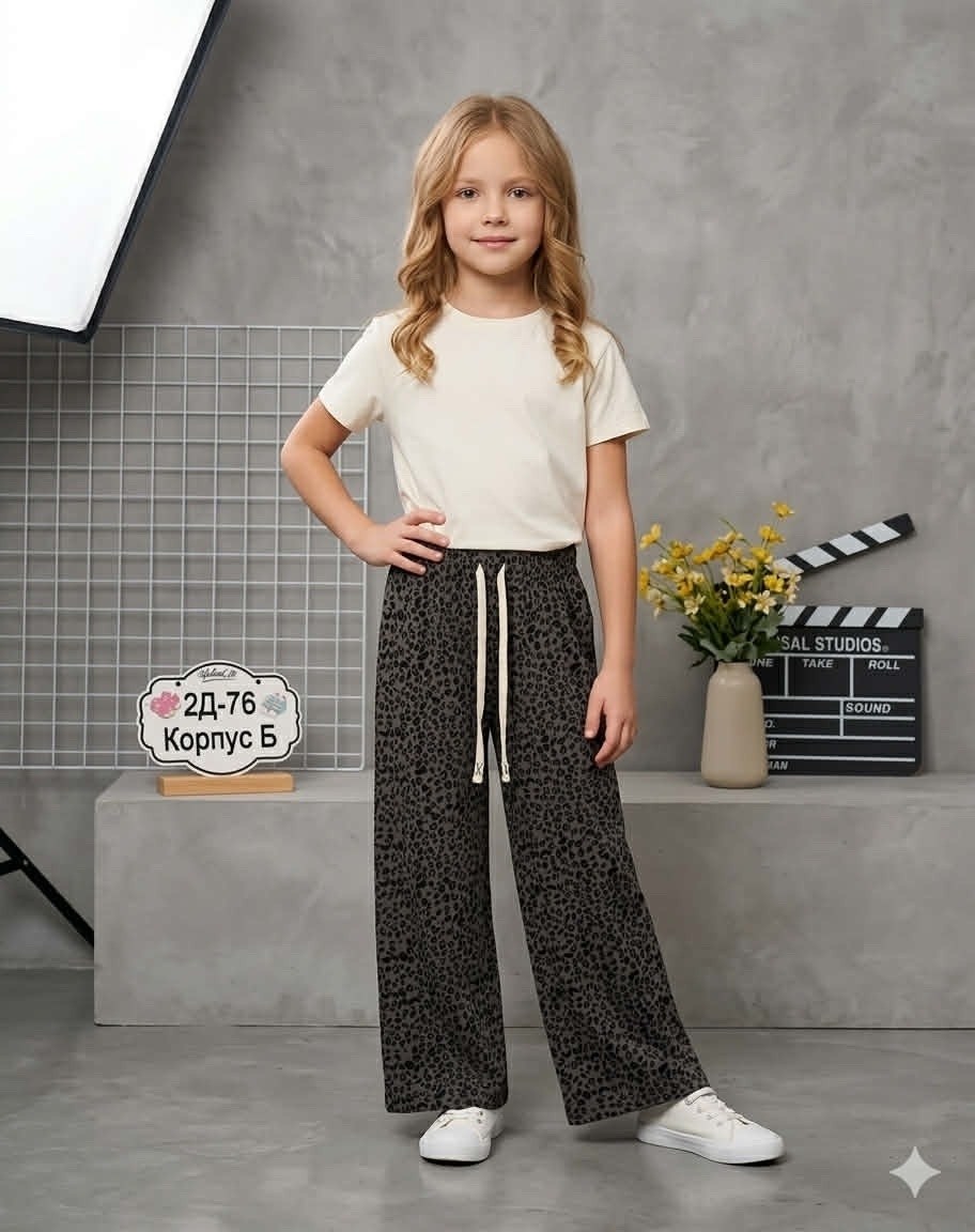 брюки широкие,брюки для девочек,брюки трикотажные,брюки для девочки палаццо,брюки нарядные