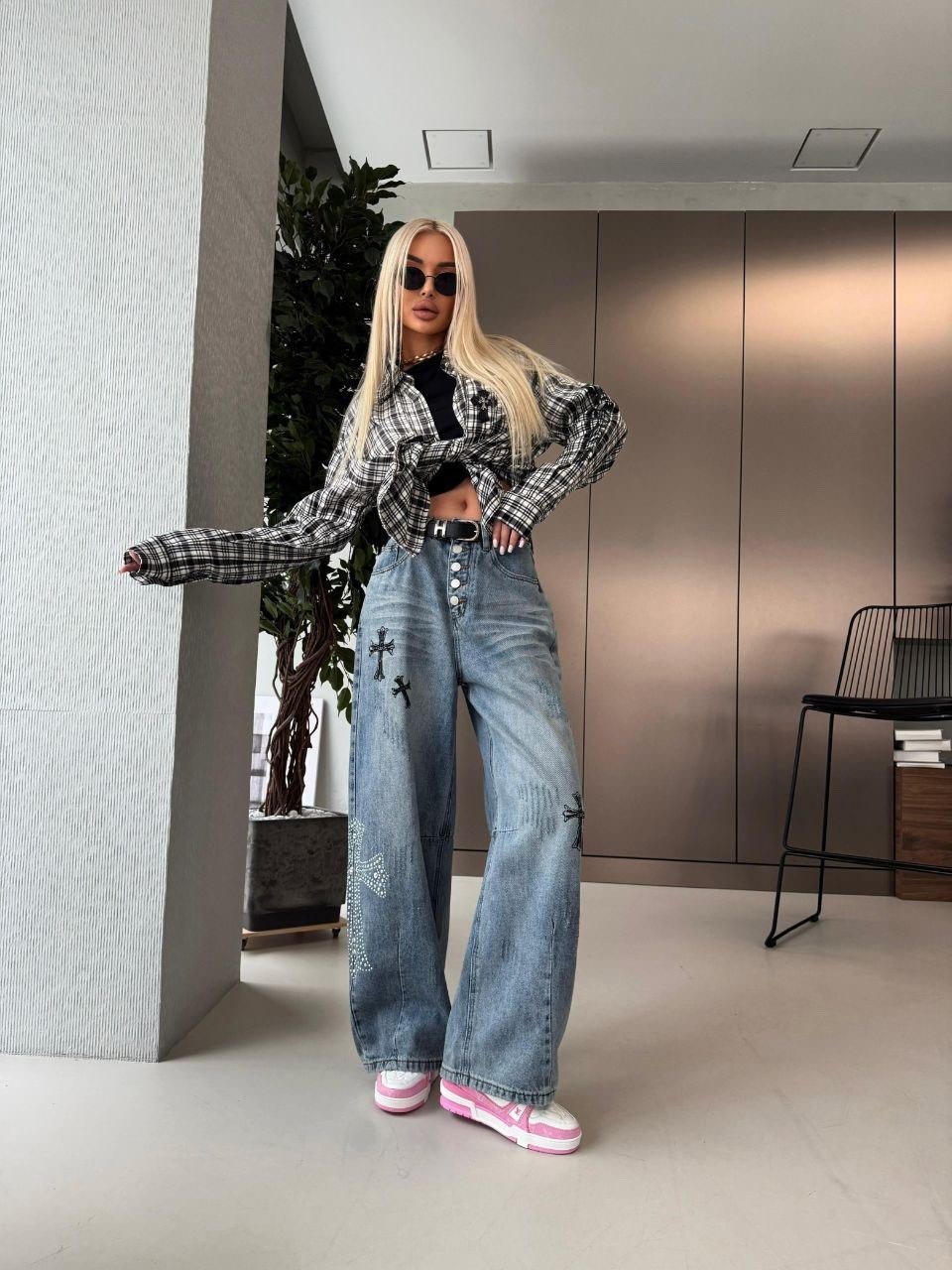 модные джинсы,мода стиль,стильные джинсы,широкие джинсы