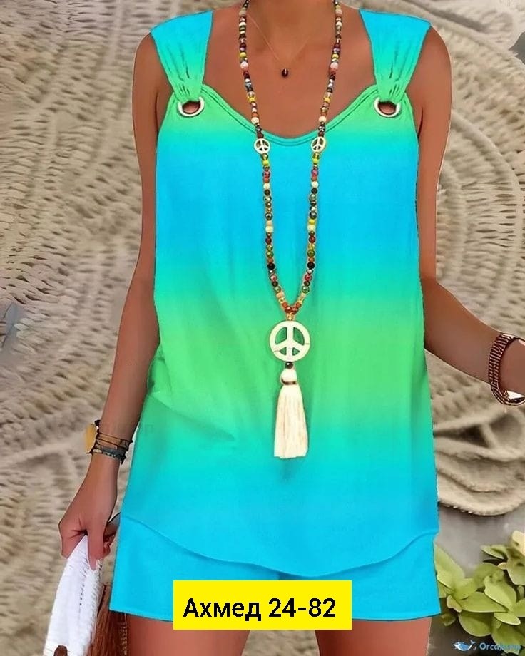 женские летние костюмы,летний женский комплект из двух предметов,женские летние комплекты из 2 предметов,женские летние комплекты,платье сарафан пляжный