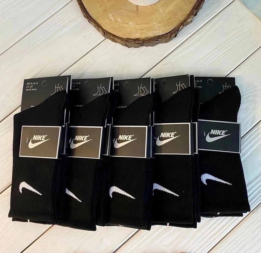 носки мужские 10 пар nike,комплект носков nike,носки nike мужские,набор носков найк,носки высокие nike набор мужских носков