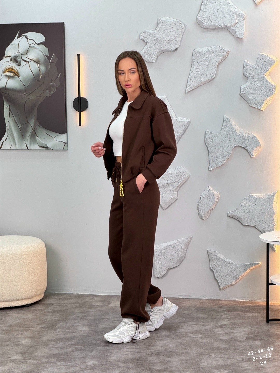 костюм спортивный,костюм трикотажный,костюм спортивный коричневый,женский спортивный костюм,костюм спортивный ten clothes