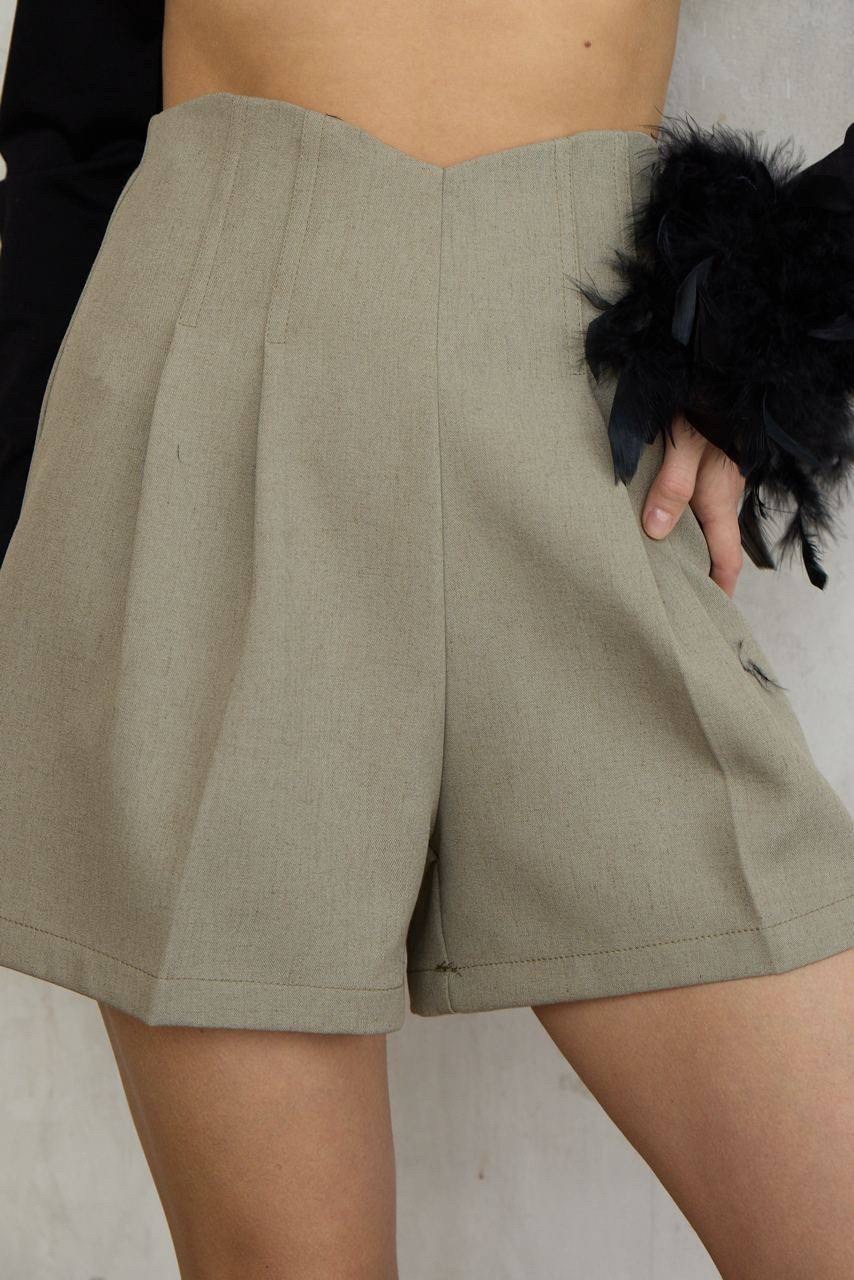 шорты женские,повседневные шорты,шорты льняные,шорты летние женские,бежевые шорты
