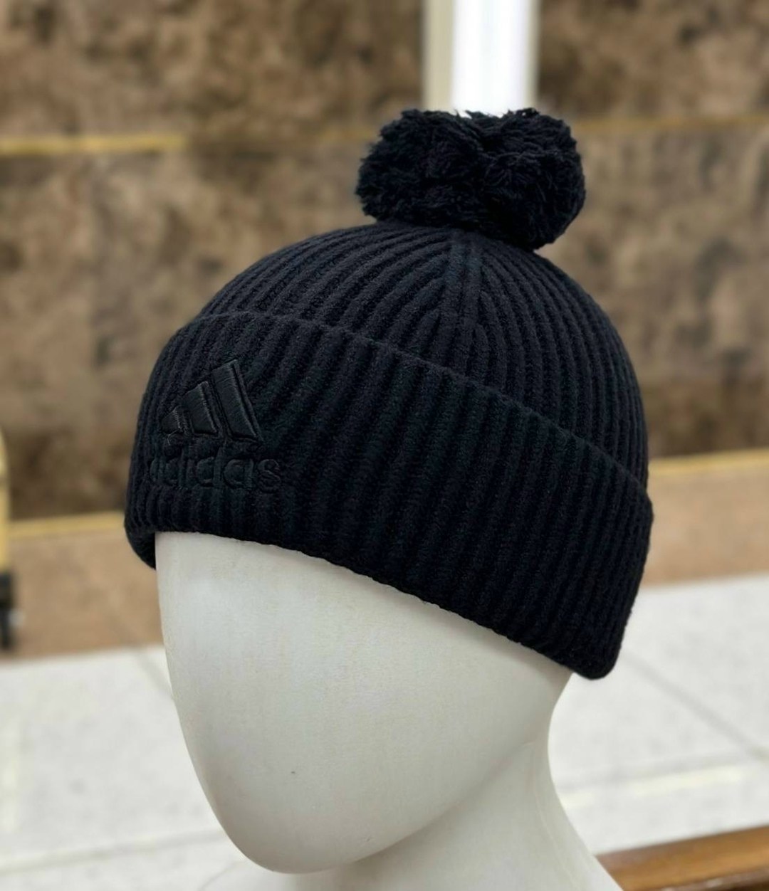 шапка бини мужская адидас,шапка адидас,шапка adidas,шапка с помпоном мужская adidas,шапка мужская адидас оригинал