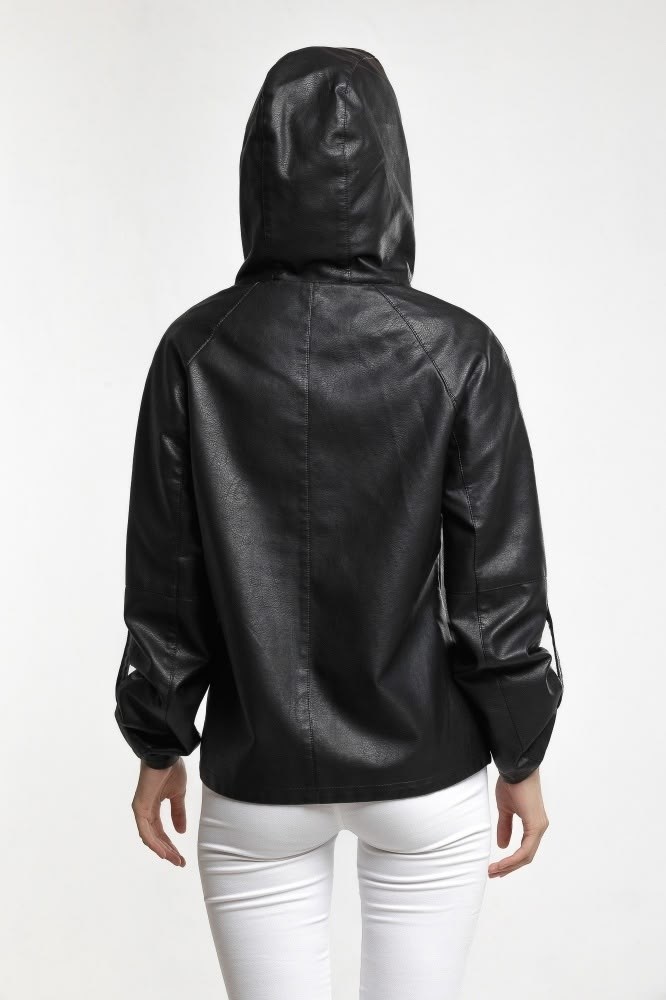женская кожаная куртка из эко-кожи с капюшоном,женская куртка кожаная,женская кожаная куртка из эко-кожи с капюшоном мосмеха,черная женская куртка из натуральной кожи с капюшоном,кожаная куртка