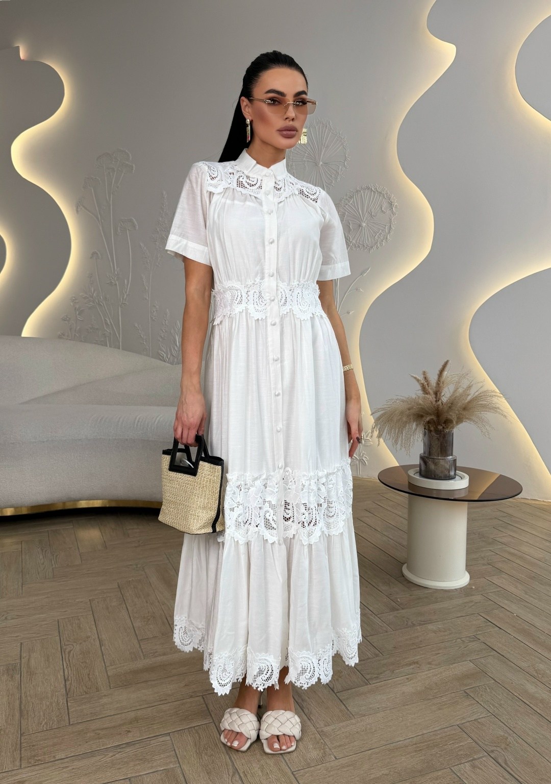 платье с кружевами,хлопковое платье,ажурное платье,кружевное платье,платье