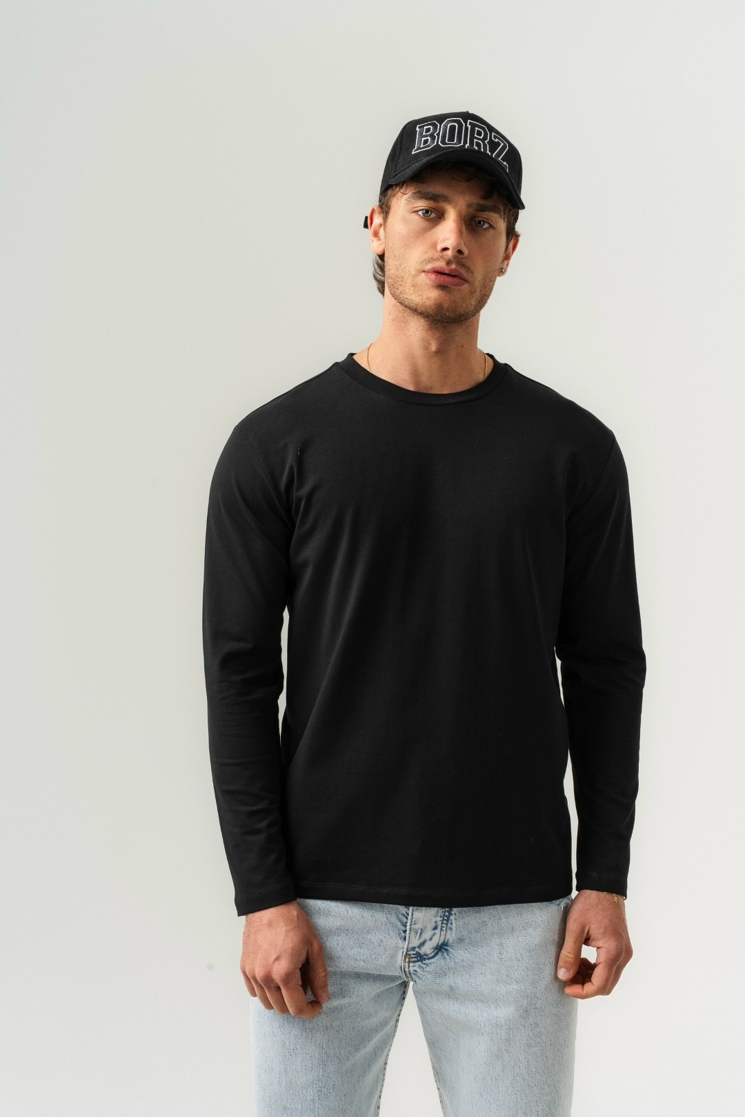 мужской лонгслив,лонгслив,однотонные мужские лонгсливы,лонгслив базовый,джемпера мужские