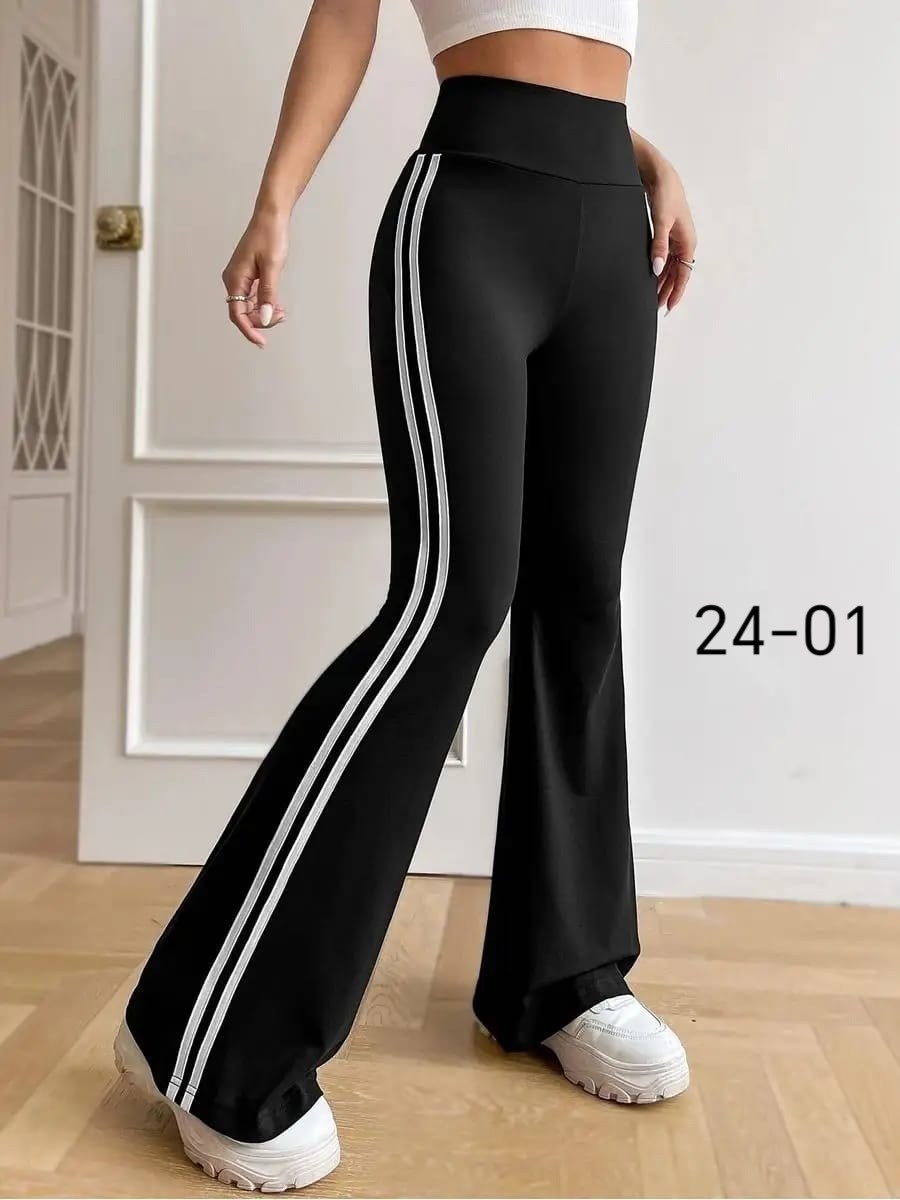брюки клеш,брюки с полоской,женские спортивные брюки,брюки с полоской по бокам клеш,трикотажные брюки