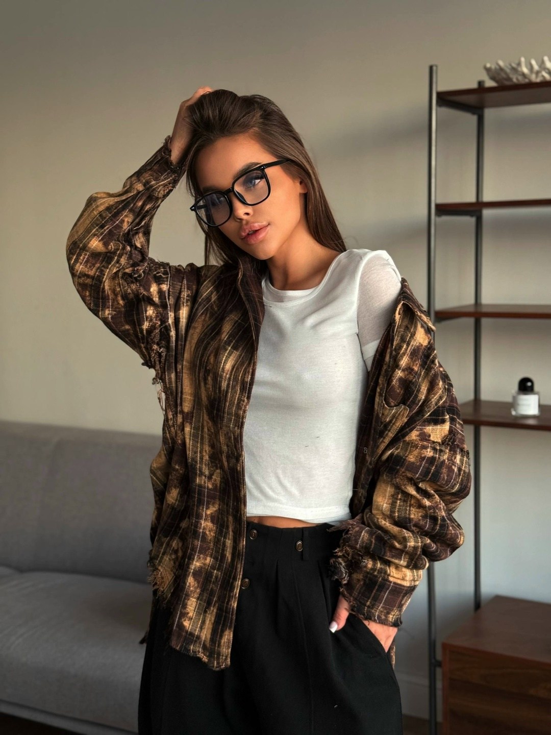 рубашка в клетку оверсайз kako govana,женская рубашка в клетку,женская кофта,женская рубашка,рубашка в клетку