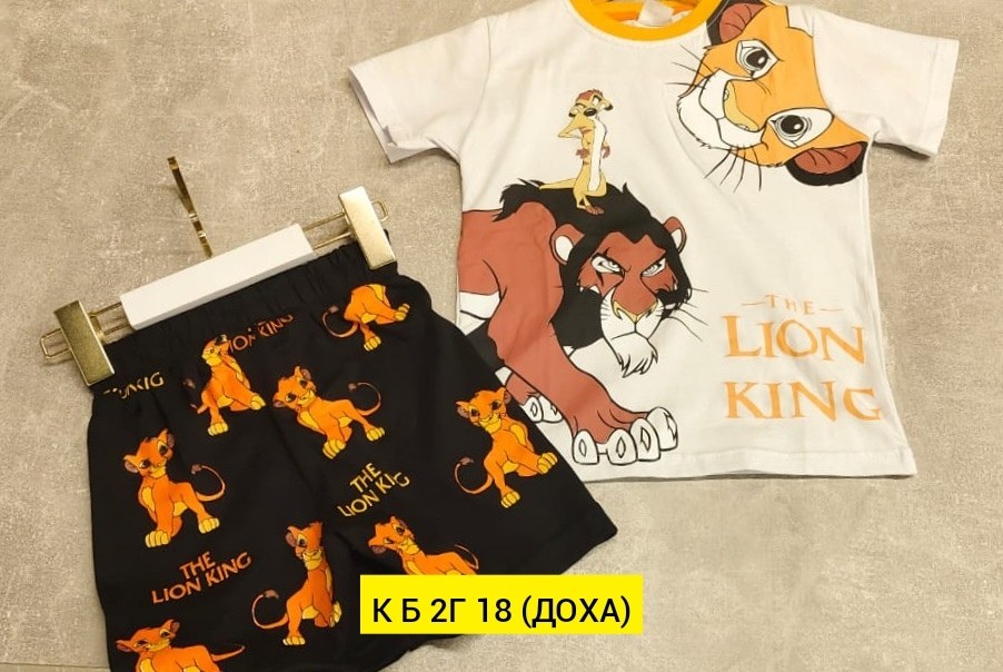 комплект одежды zara король лев (disney - lion king),двойка для мальчиков майка с шортами,детский костюм,комплект футболка и шорты,костюм для мальчика