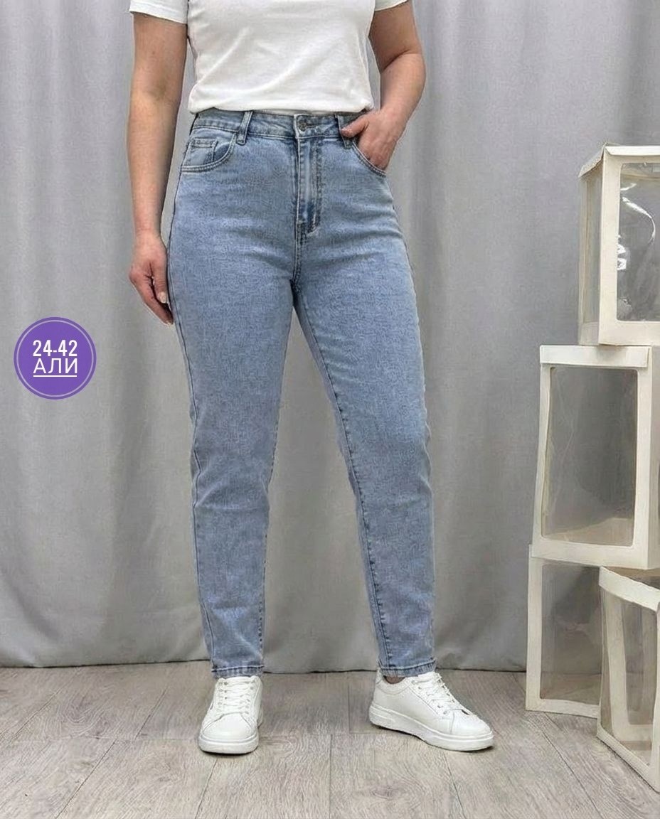 джинсы женские,джинсы мом,джинсы женский look of young голубой бананы мом,джинсы стильные,джинсы бананы