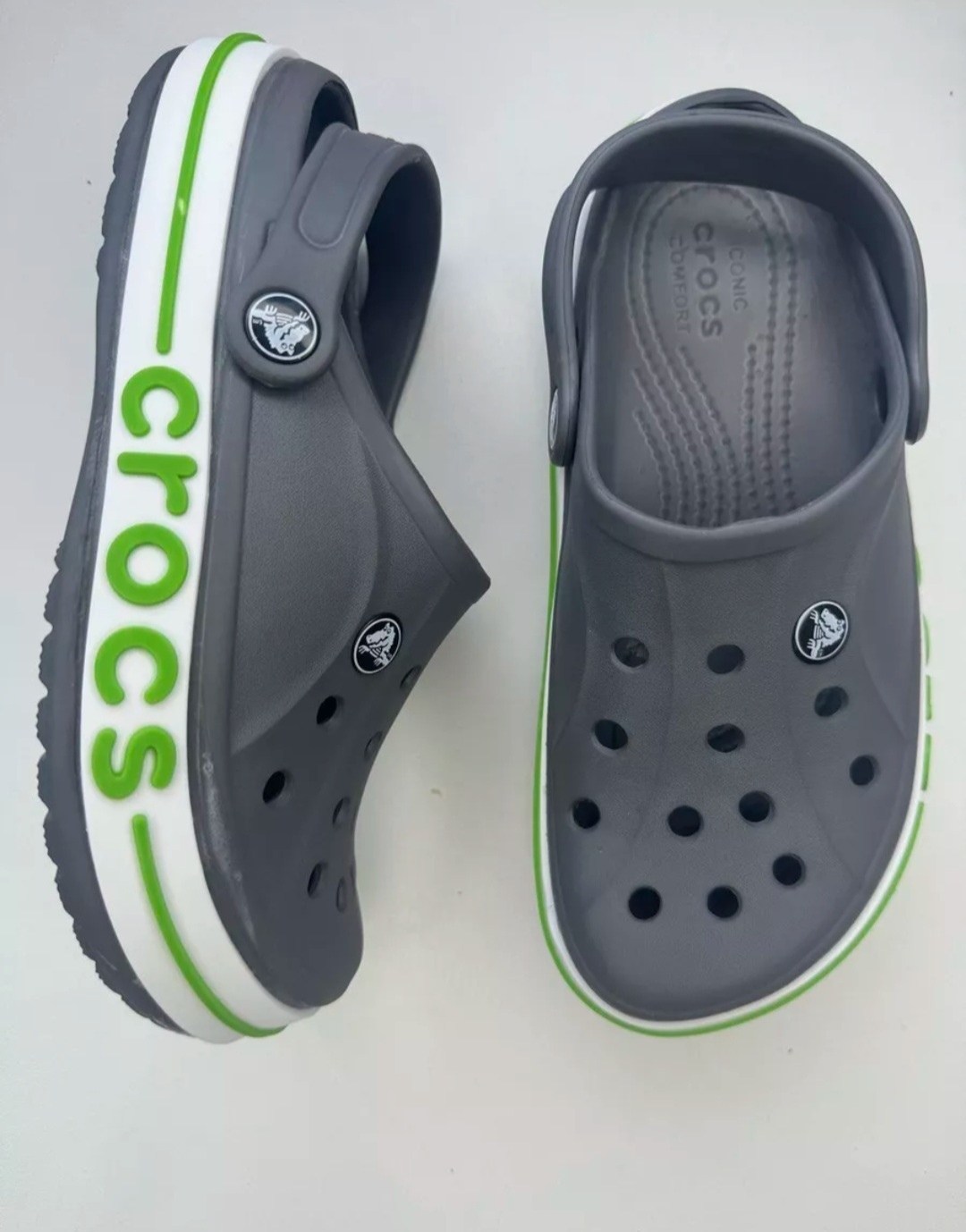 сабо пантолеты bayaband кроксы резиновые летние,сабо crocs,детские серые сабо crocs kids' bayaband clogs,,кроксы мужские