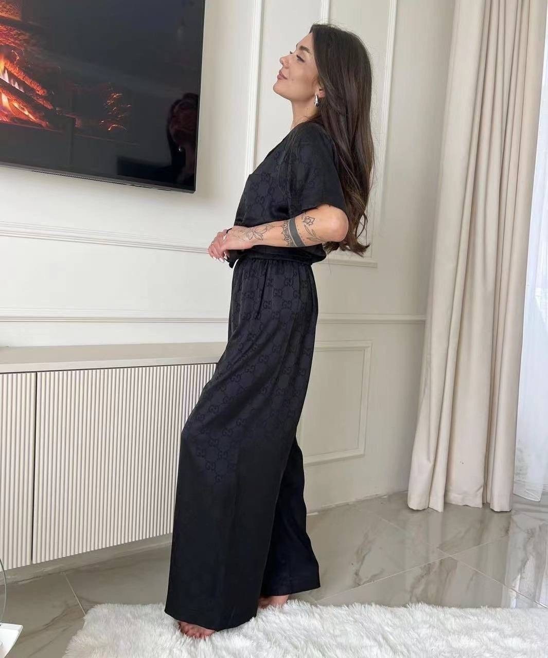 пижама гуччи оригинал,пижама женская,комплект пижама,пижамы с брюками,пижама луи виттон