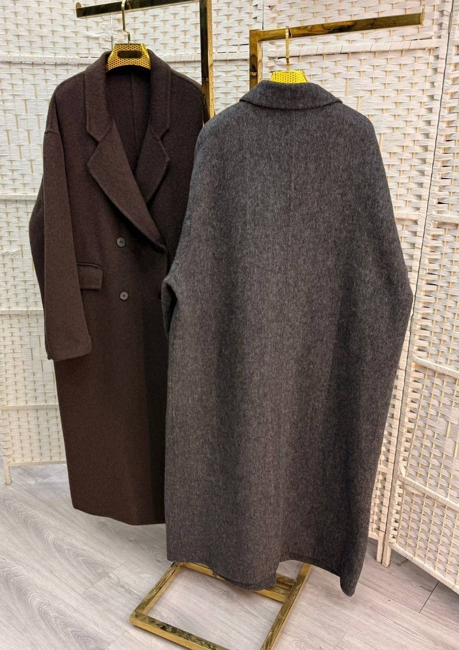 оверсайз пальто,пальто оверсайз женское,шерстяное пальто,серое пальто,пальто