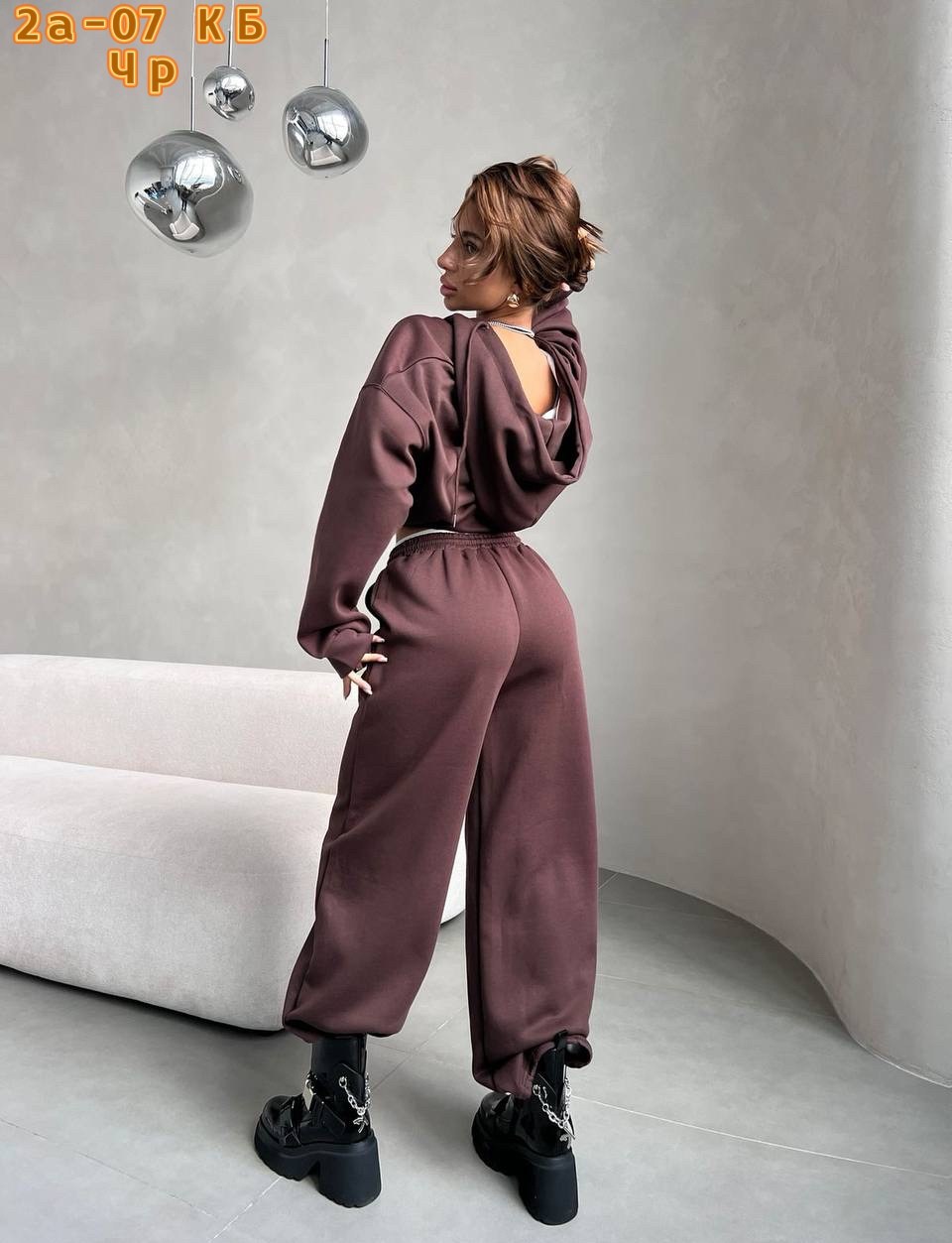 костюм спортивный на молнии с кулиской konst&kris 255151756,спортивный костюм женский,костюм спортивный,костюм спортивный на молнии с кулиской konst&kris цвет графит серый,женский костюм