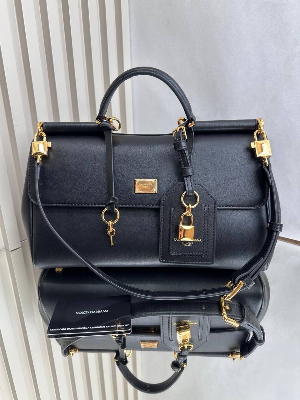 чёрная женская сумка my sicily dolce & gabbana,большая сумка тоут sicily dolce&gabbana,сумка дольче габбана,сумка dolce & gabbana,сумка дольче габбана sicily 62