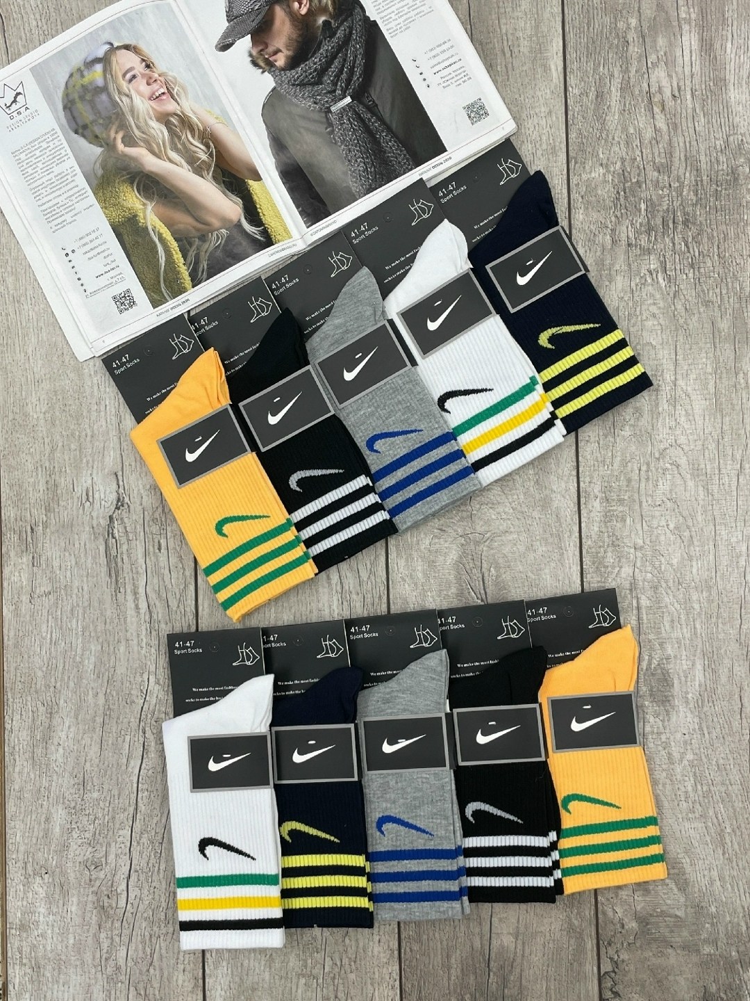 носки мужские,комплект носки мужские,спортивные мужские носки,носки универсальные,мужские носки nike