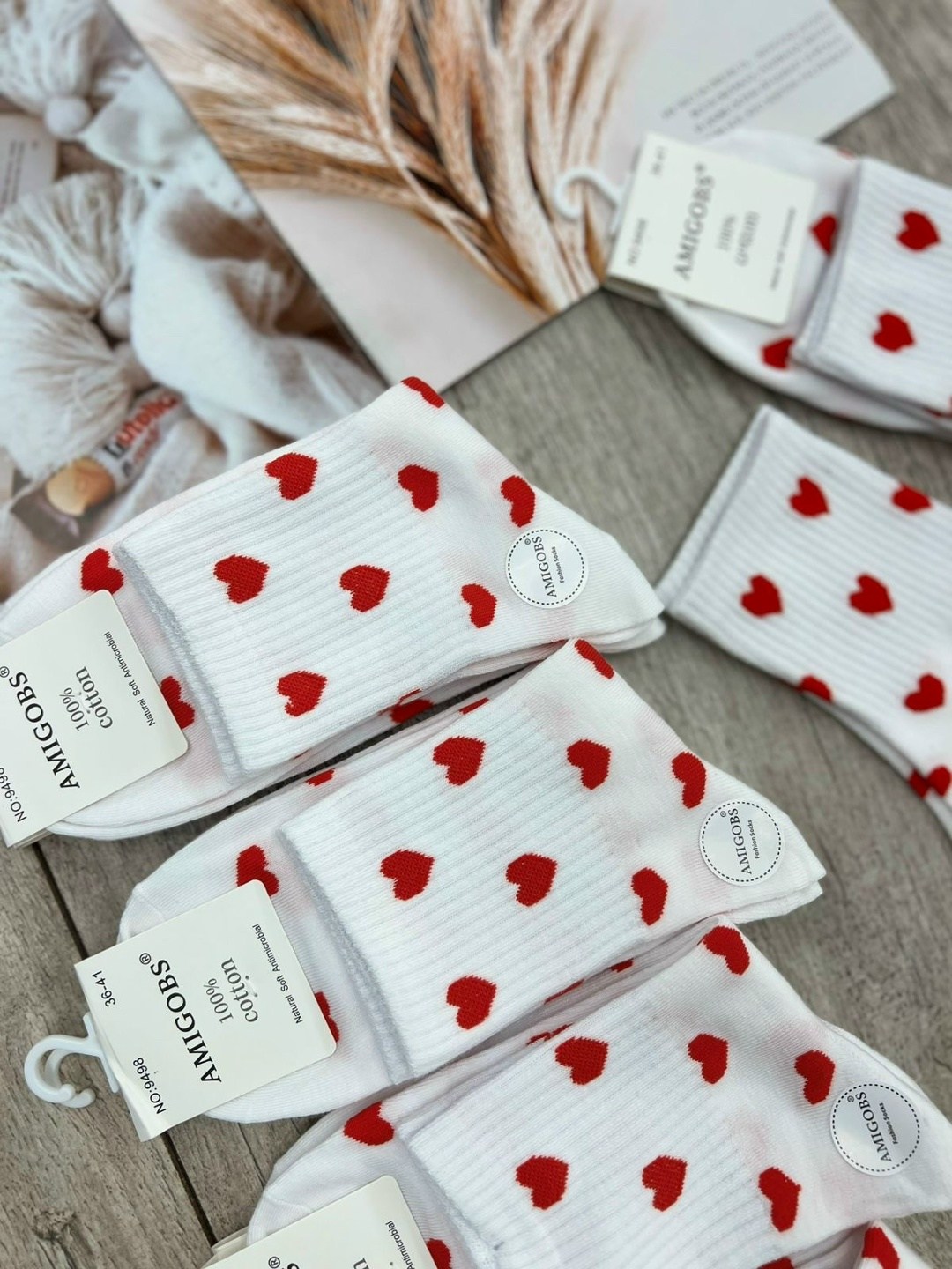 носки женские,носки женские 10 пар,женские носки набор,носки с сердечками,носки для женщин