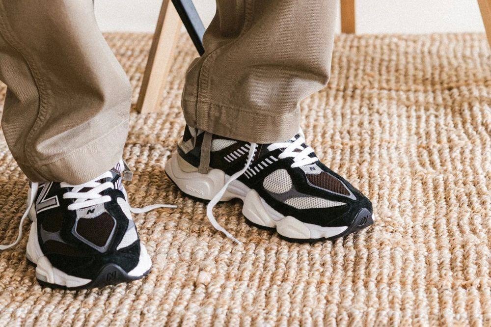 кроссовки new balance 9060,new balance 9060,мужские кроссовки new balance,nb 9060 on feet,повседневные кроссовки