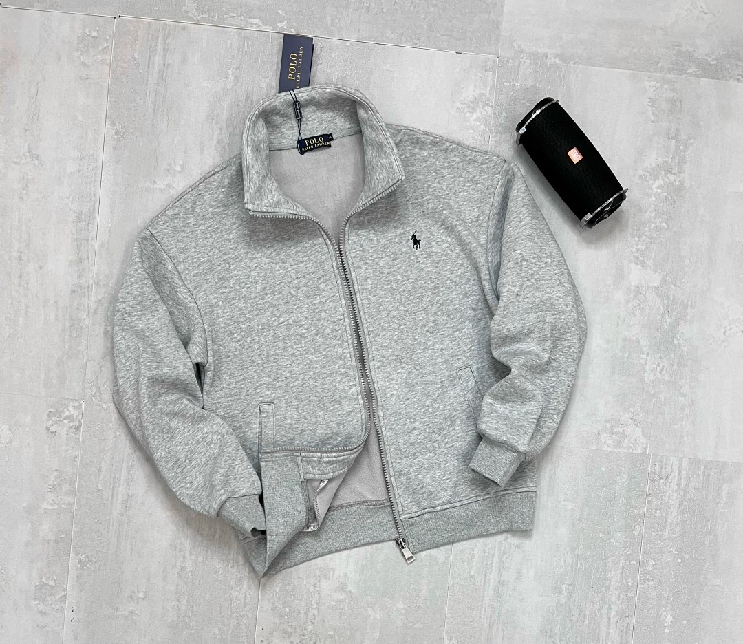 кофта толстовка,ralph lauren boys classic zip through hoodie grey marl,флисовая куртка,polo ralph lauren