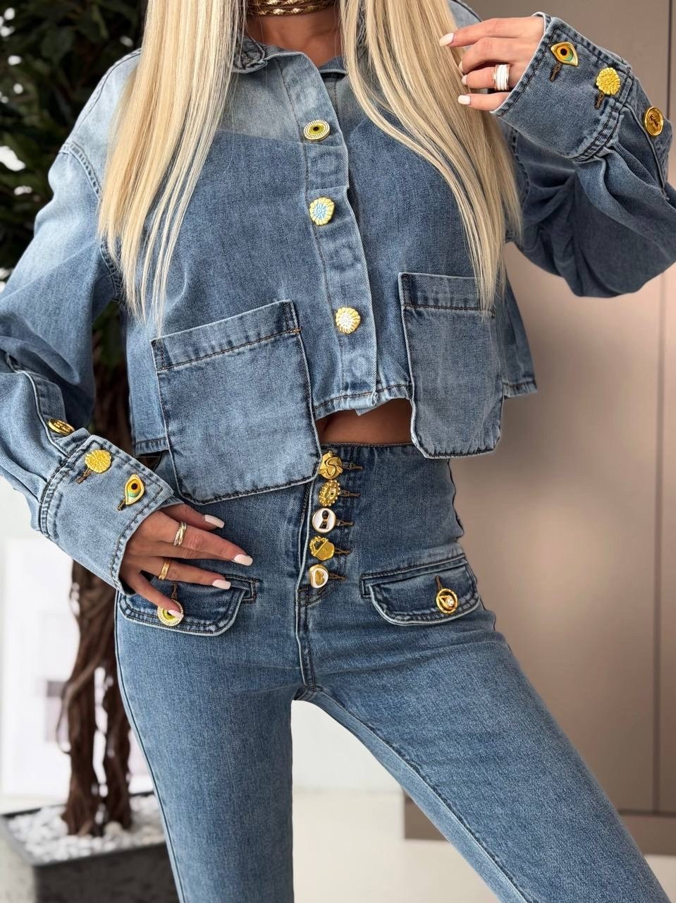 denim on denim matching skirt set blue fashion nova,джинсовая куртка,куртка джинсовая женская,костюм джинсовый женский,костюм джинсовый