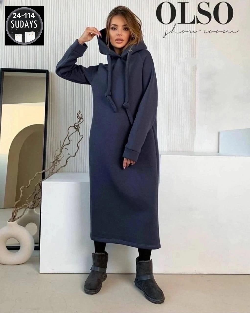 платье худи с капюшоном,платье теплое с капюшоном mi&ke,платье из флиса,теплое платье с капюшоном,платья с капюшоном