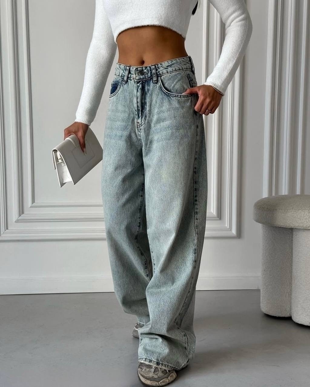 джинсы широкие,джинсы женские,джинсы широкие трубы,джинсы трубы женские,женские широкие джинсы