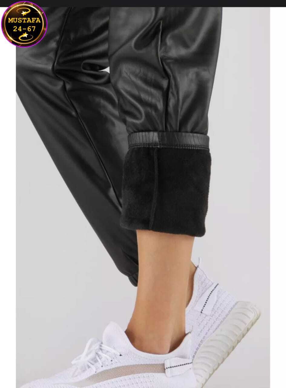 брюки из эко кожи,штаны из экокожи,кожаные штаны женские,брюки женские из экокожи джоггеры,кожаные брюки женские