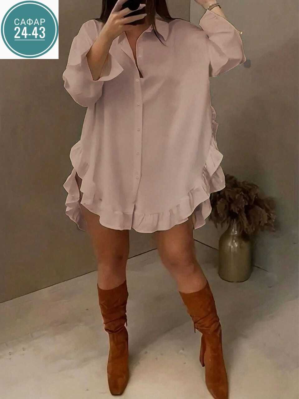 повседневная рубашка,рубашка туника женская,блузка с оборками,рубашка платье,женская рубашка