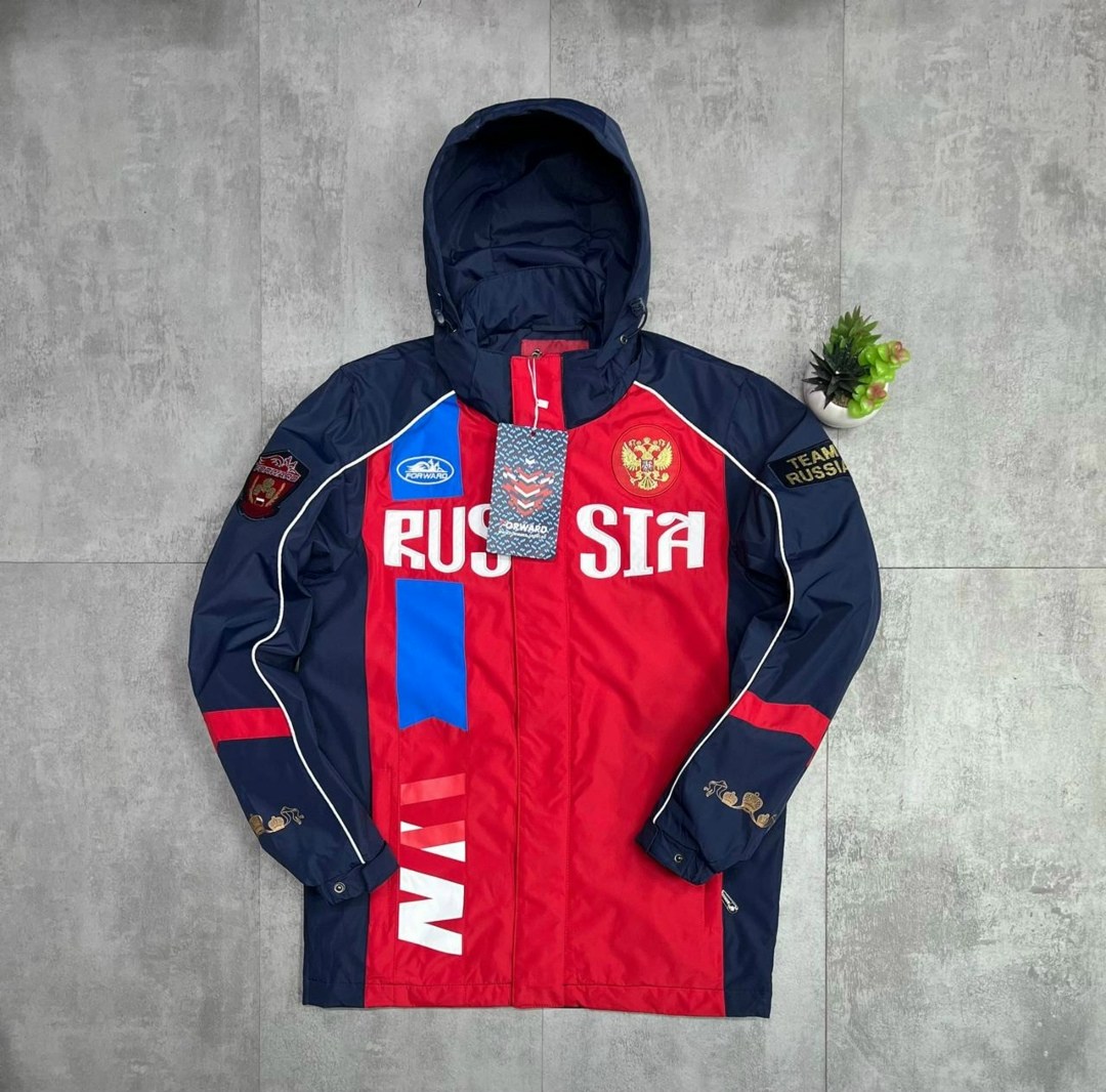 куртка russia forward красная,ветровка russia forward,куртка russia forward,демисезонная куртка russia,куртка ветровка forward russia р. 44-52