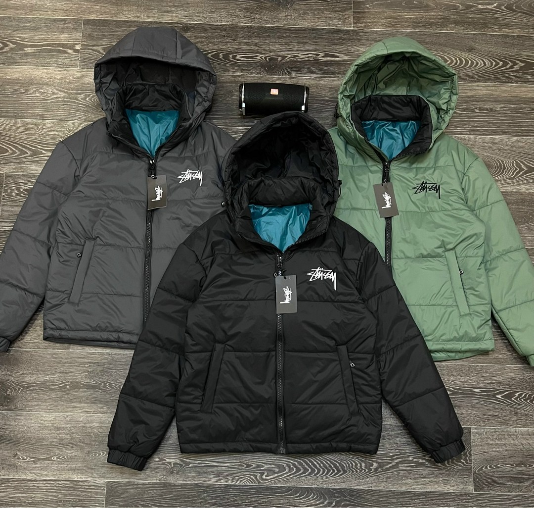 куртка мужскaя демисезонная,пуховик stussy micro ripstop down parka,зимняя куртка,куртка stussy,демисезонная куртка