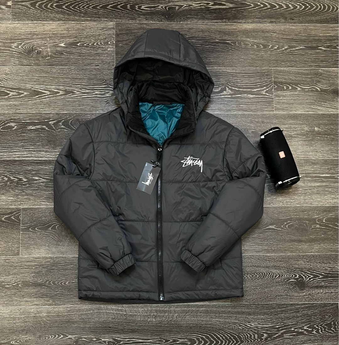 куртка мужскaя демисезонная,пуховик stussy micro ripstop down parka,зимняя куртка,куртка stussy,демисезонная куртка