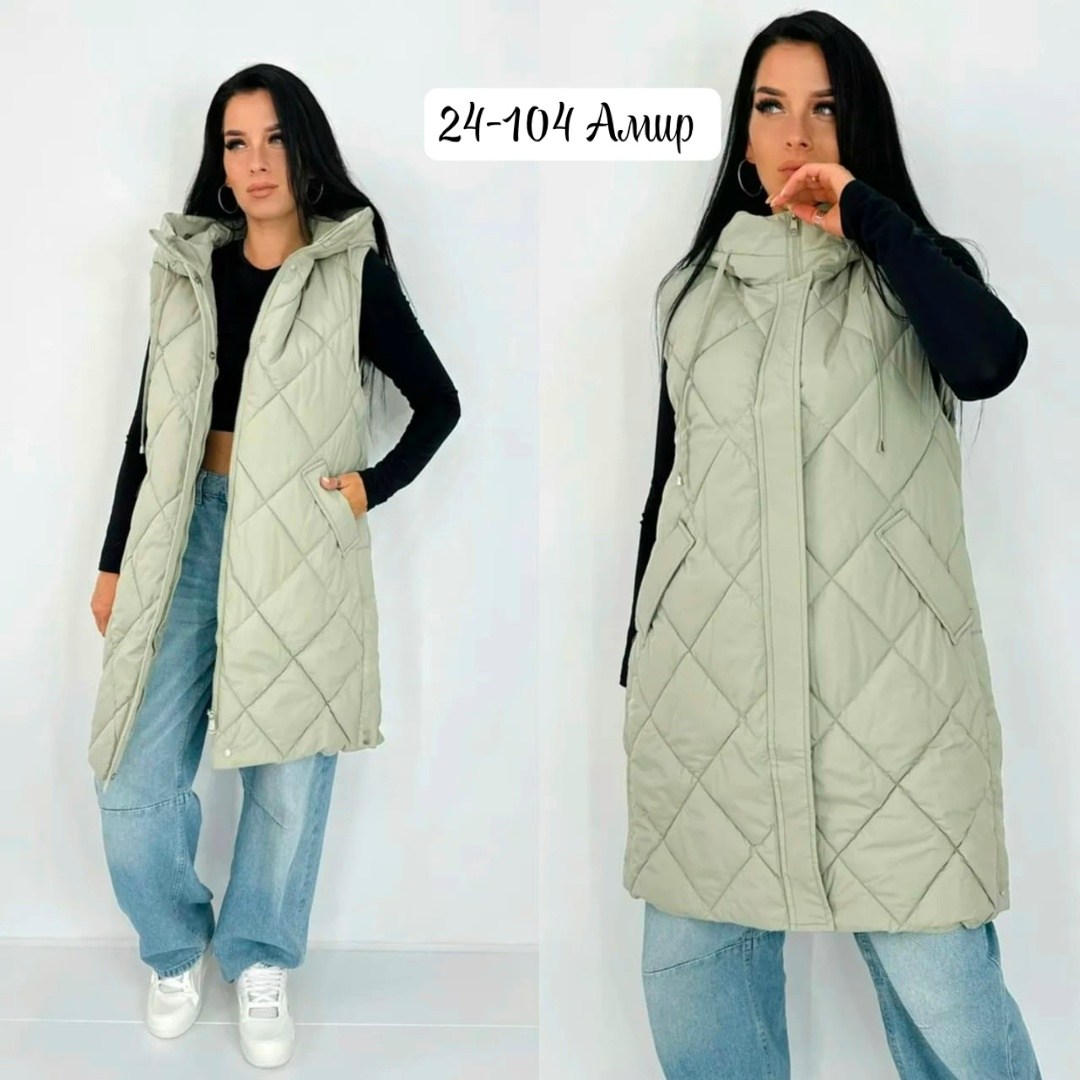 жилетка удлиненная,жилет удлиненный женский,жилетка с капюшоном,жилетка женская,жилетка плащевка