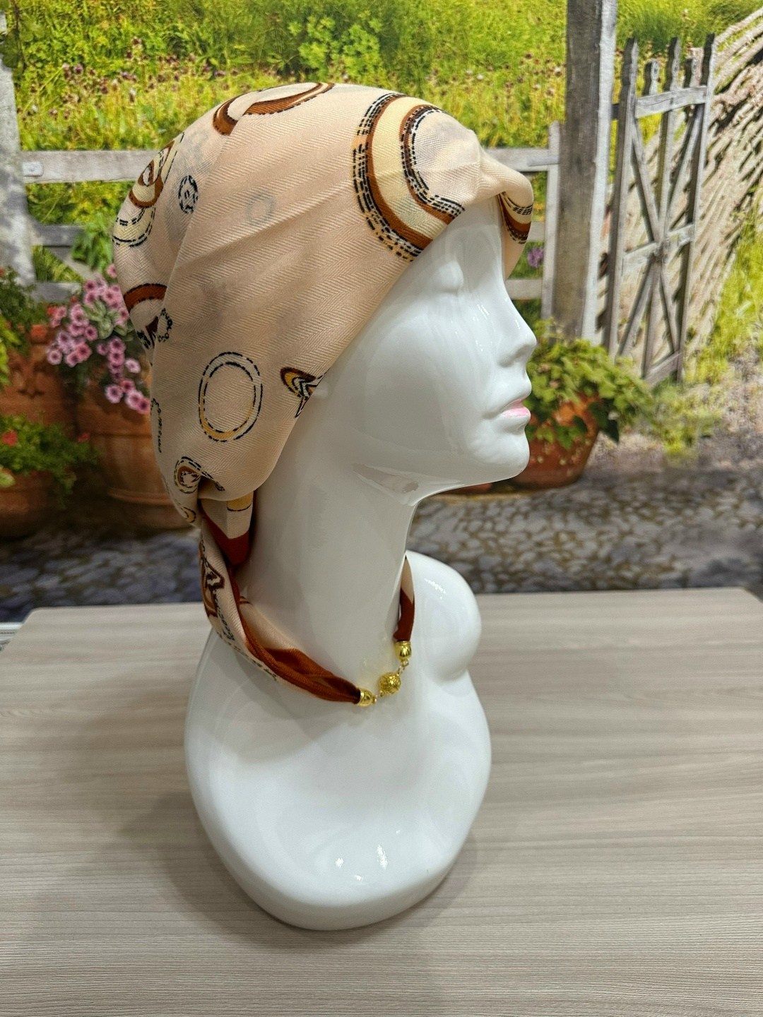 головной убор,химона головной убор,платки женские,шапка для женщин,платок на голове