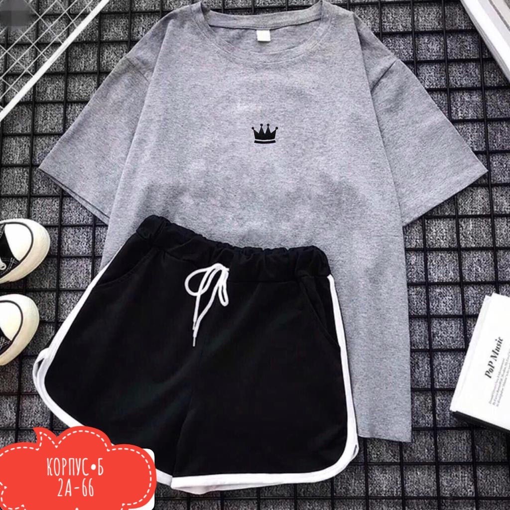 костюм спортивный женский,костюм женский футболка и шорты,спортивные костюм,костюм женский,женские летние костюмы