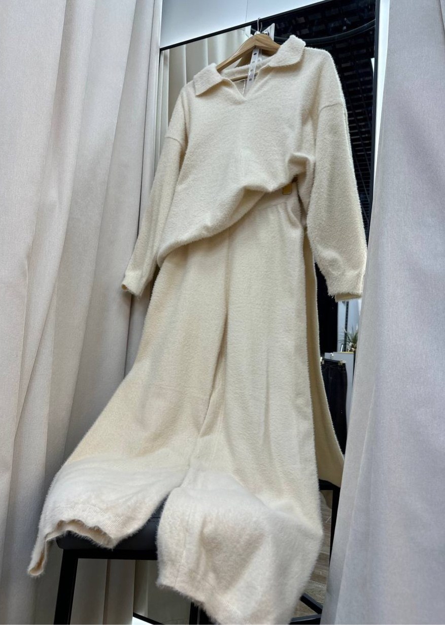 трикотажный вязаный костюм с брюками,трикотажный костюм,вязаные костюмы,костюм с брюками,костюм с брюками оверсайз