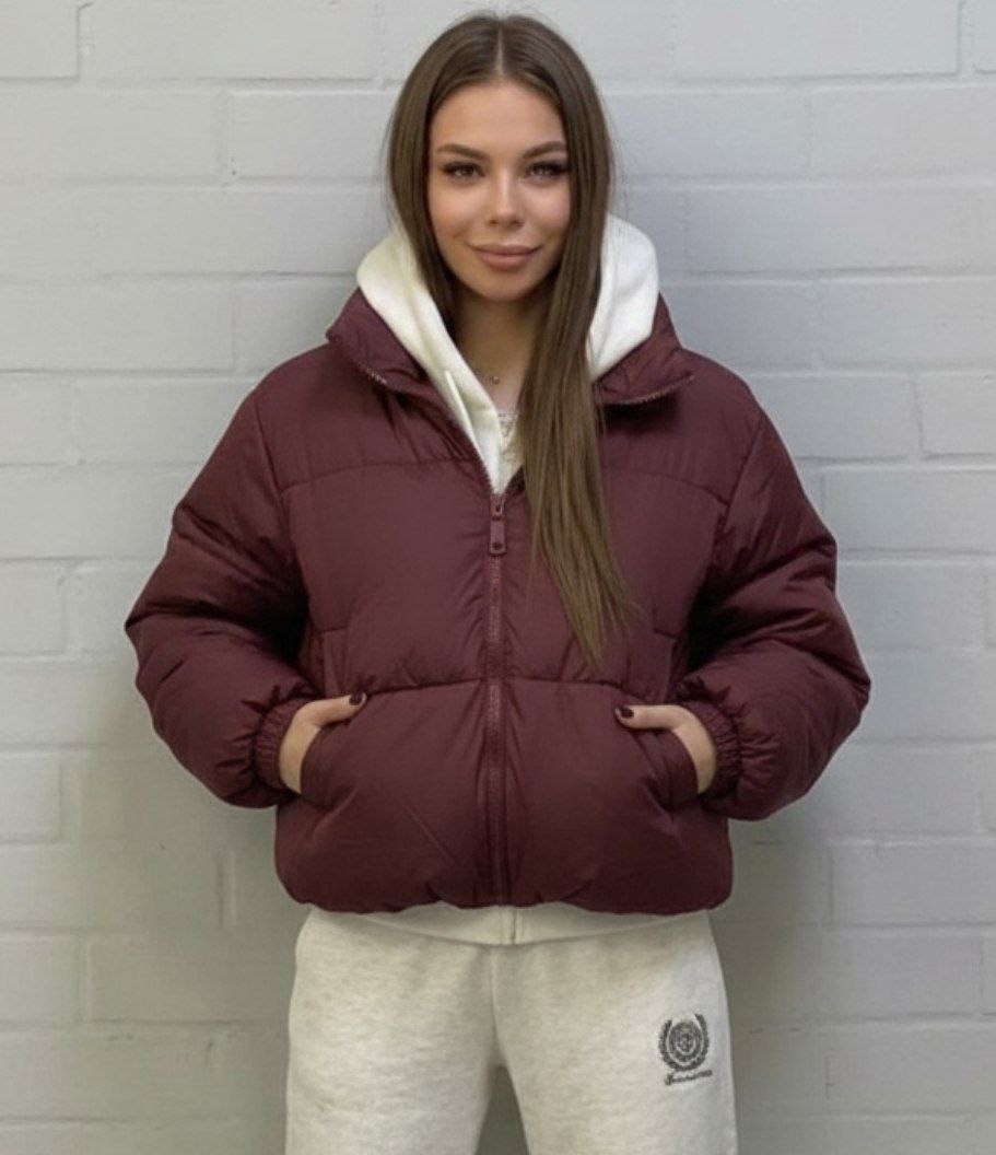 куртка оверсайз,женская куртка,куртка зимняя женская с капюшоном оверсайз стеганая короткая mistera,куртка женская теплая двусторонняя с капюшоном,куртка оверсайз женская больших размеров