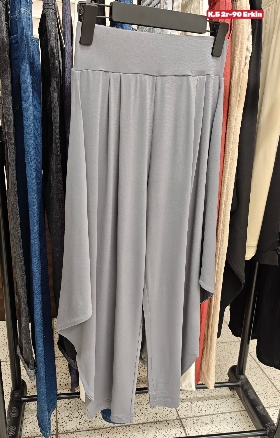 широкие брюки,брюки коллекция аниса,брюки-юбка большого размера с модным асимметричным кроем,юбка штаны,юбка-брюки