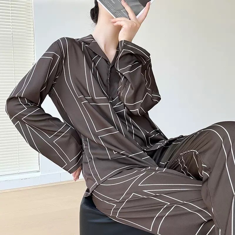 домашняя одежда пижама,пижамные костюмы,пижамный комплект с длинными рукавами и,комплект пижама,шелковые пижамы женские