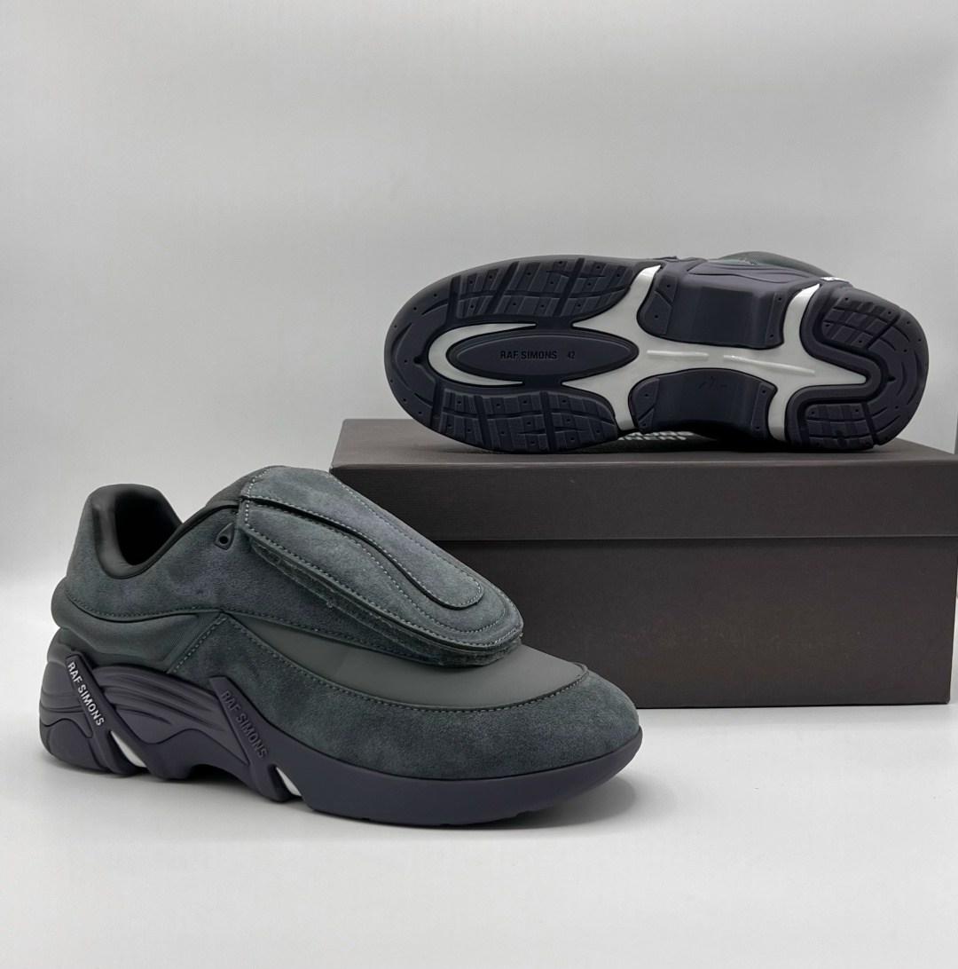 кроссовки raf simons antei,raf simons черные замшевые низкие кроссовки,кроссовки raf simons,кроссовки raf simons (runner) ante,raf simons antei