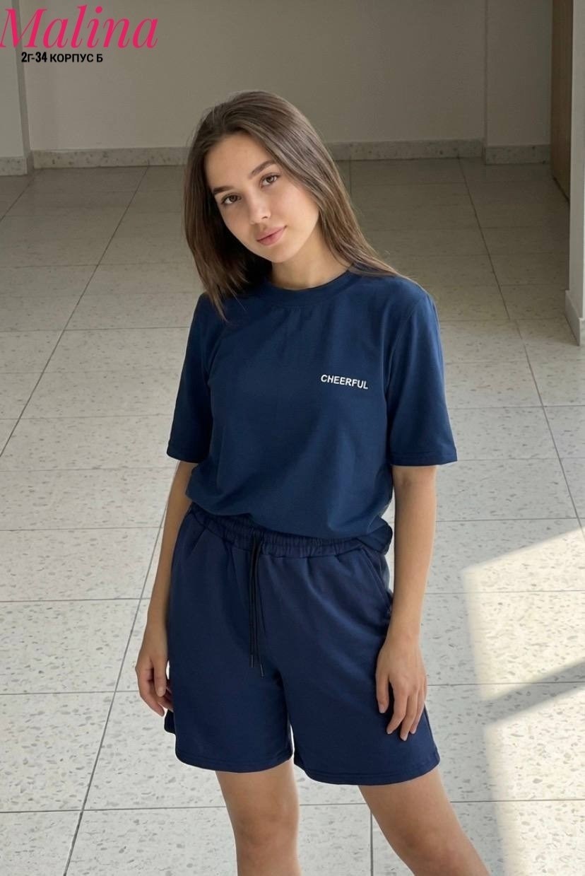 костюм женский,женский костюм с шортами,костюм для женщин,костюм женский синий,летние костюмы