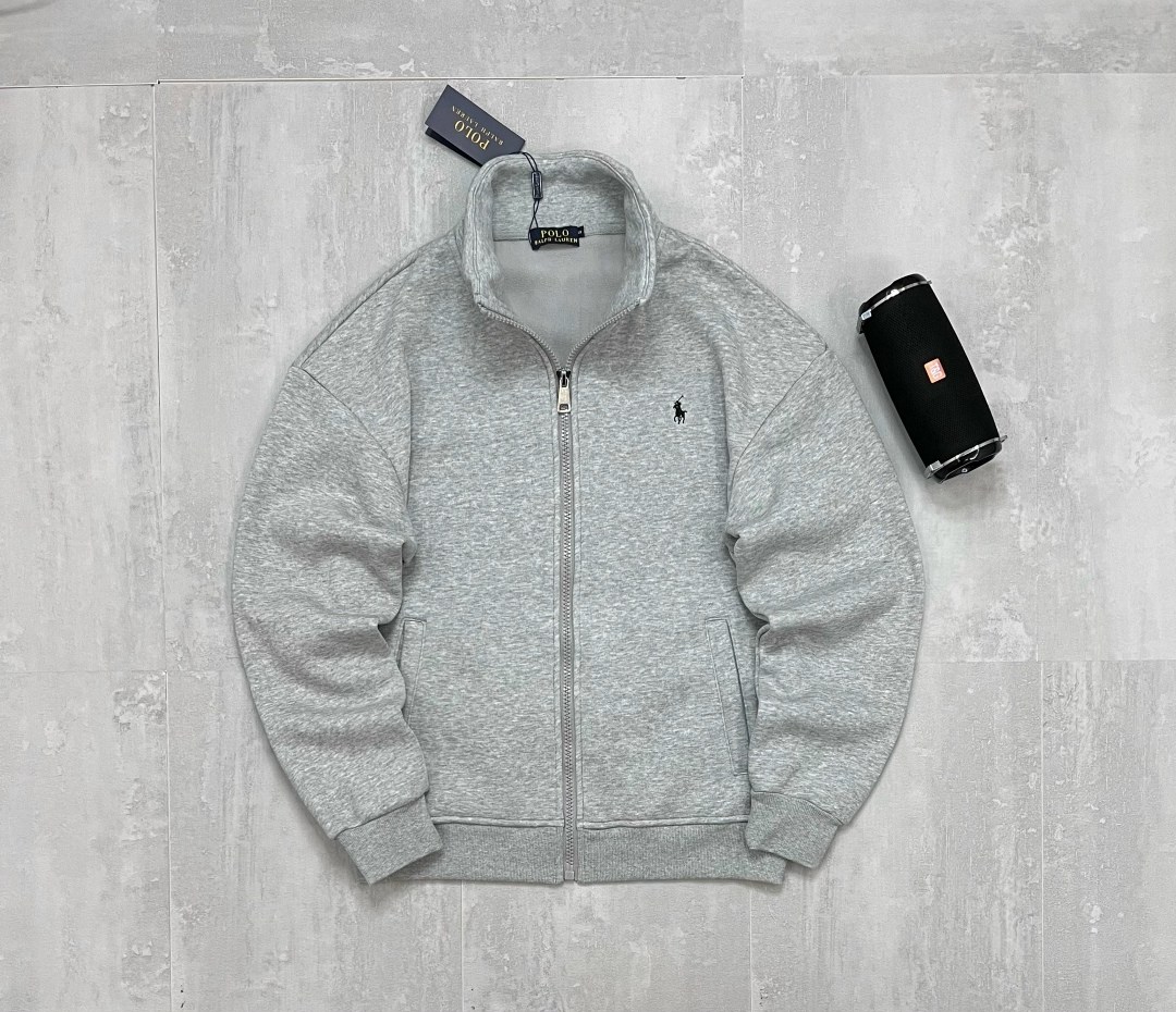кофта толстовка,ralph lauren boys classic zip through hoodie grey marl,флисовая куртка,polo ralph lauren