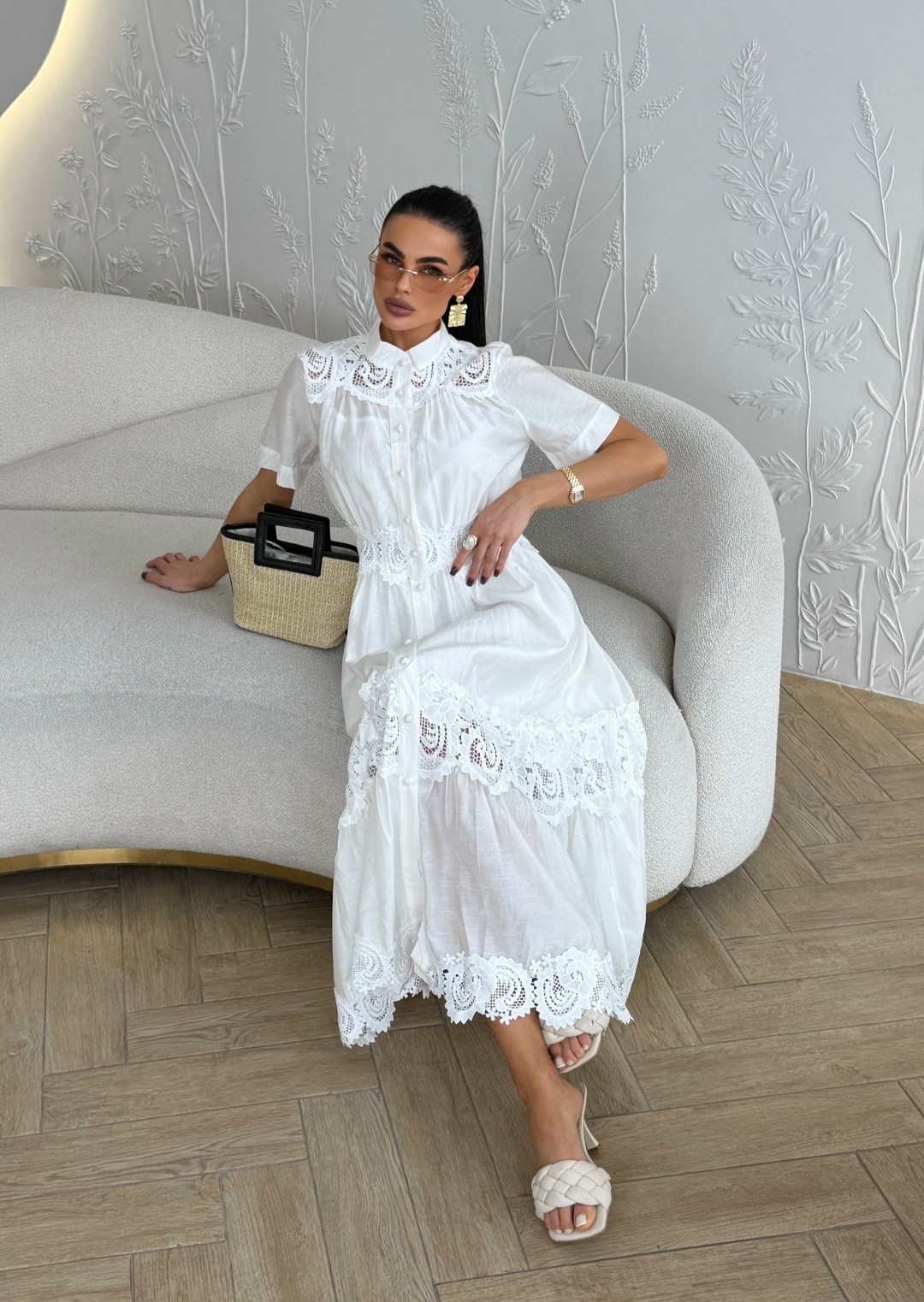 платье с кружевами,хлопковое платье,ажурное платье,кружевное платье,платье