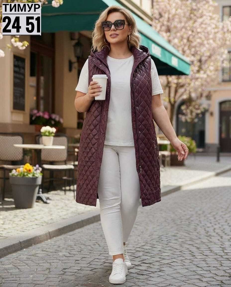 жилетка женская,жилет утепленный женский,жилет на синтепоне,жилет удлиненный,жилет женский