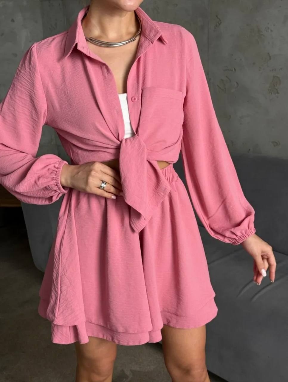 летний костюм с шортами и рубашкой оверсайз salimis,костюм летний женский с шортами и рубашкой оверсайз,,комплект одежды костюм двойка с шортами,белые костюмы