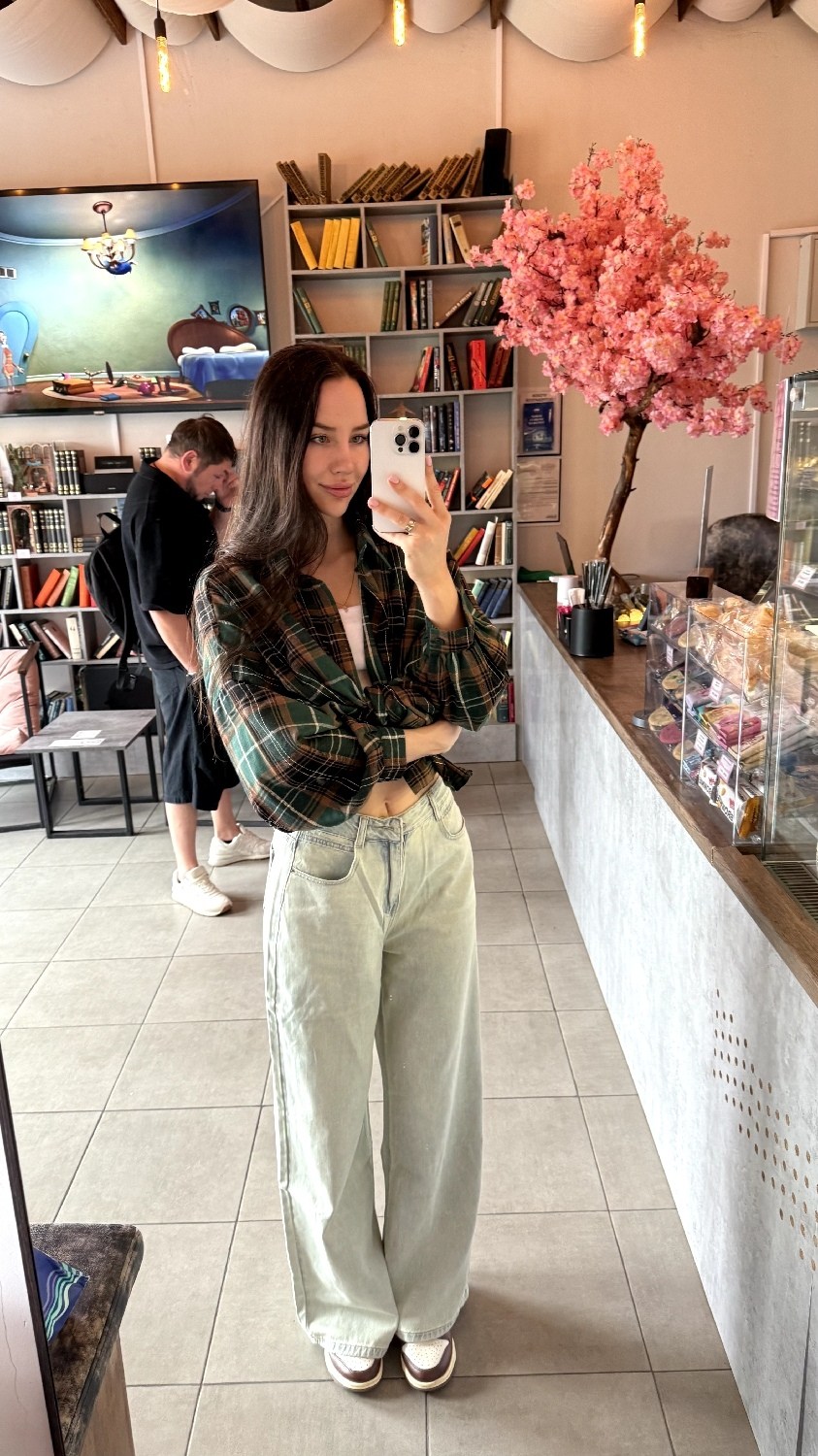 рубашка в клетку оверсайз теплая,рубашка женская в клетку оверсайз,рубашка оверсайз клетчатая,рубашка оверсайз удлиненная в клетку annemore,оверсайз стиль