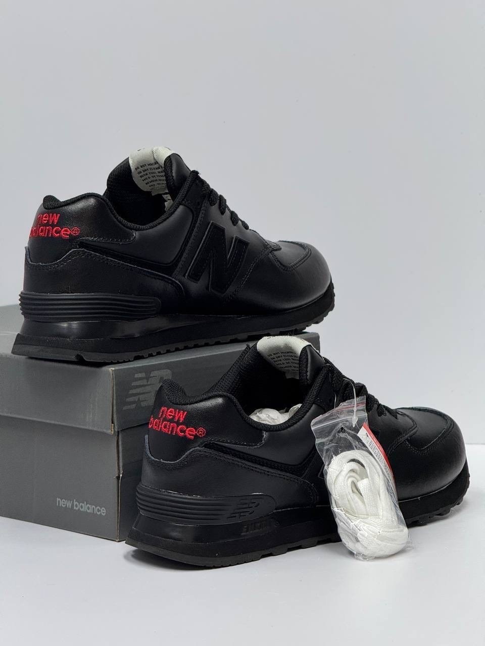 new balance 574 мужские кожаные черные,кроссовки new balance 574,new balance 574 черные,new balance 574 кожаные,кроссовки new balance