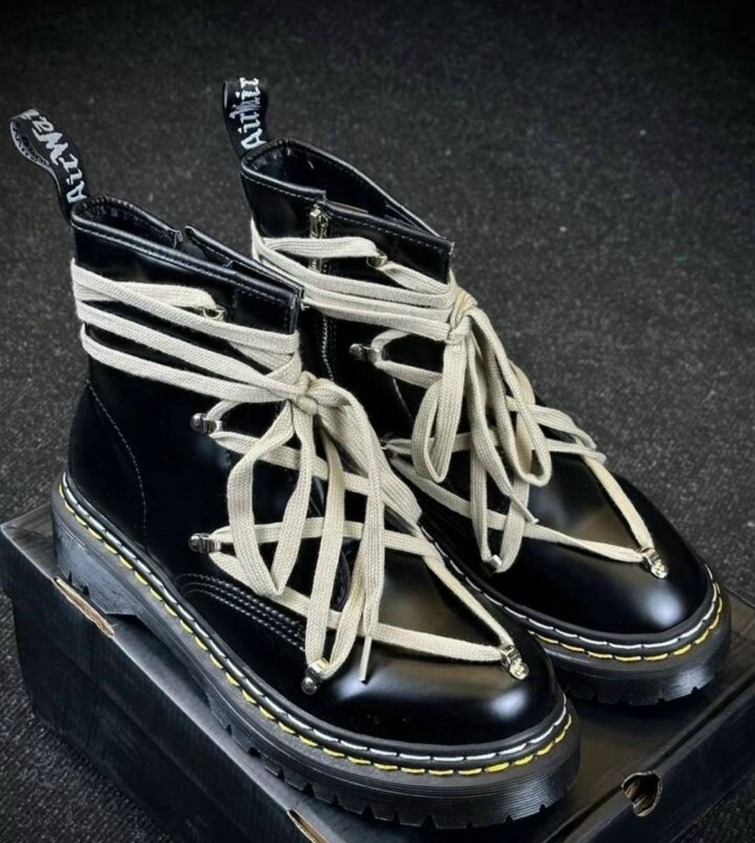 rick owens x dr. martens 1460,,rick owens dr martens,ботинки dr. martens,ботинки