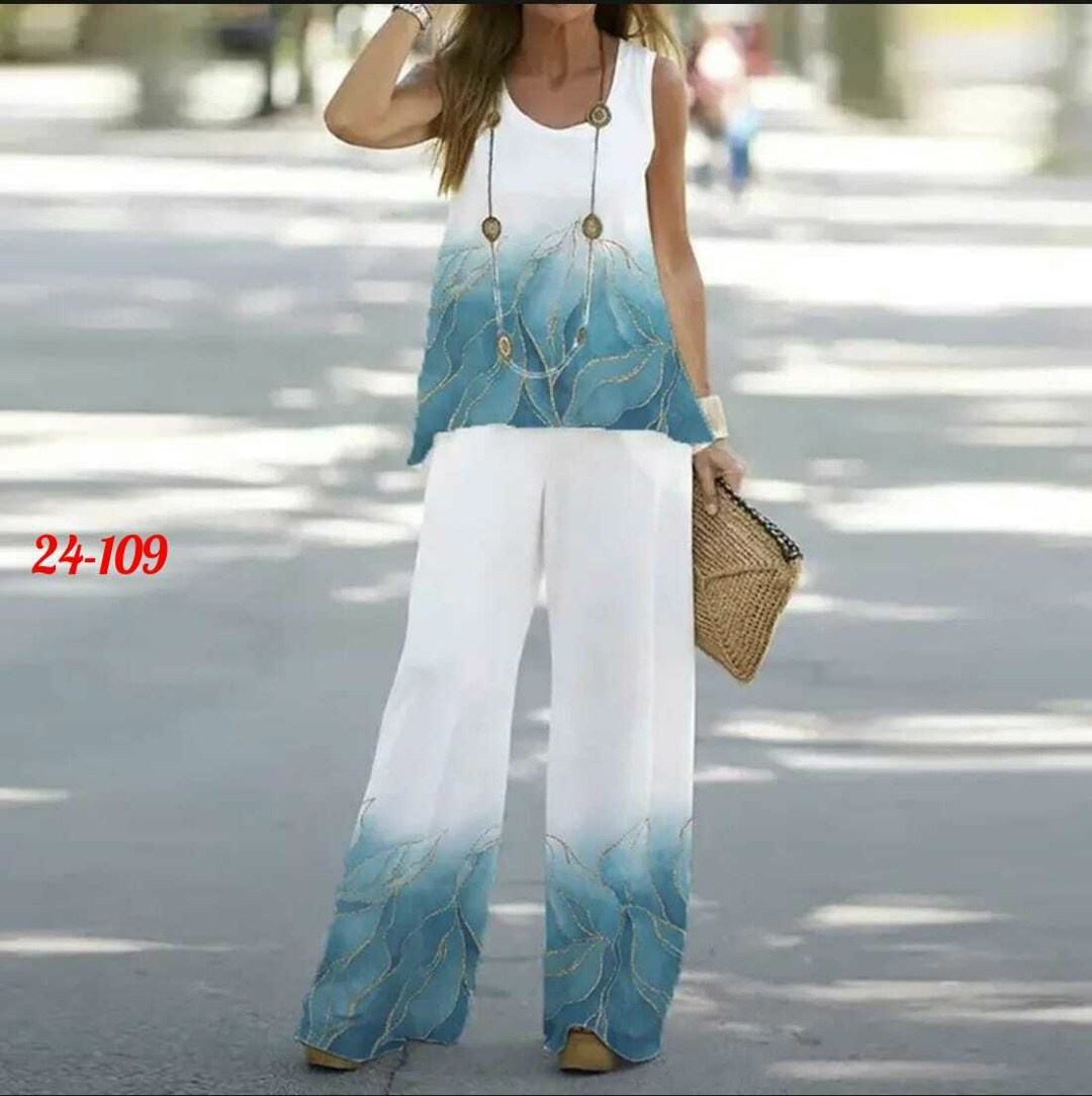 женские летние костюмы,летние брюки палаццо женские,летние костюмы,летний брючный костюм,летняя