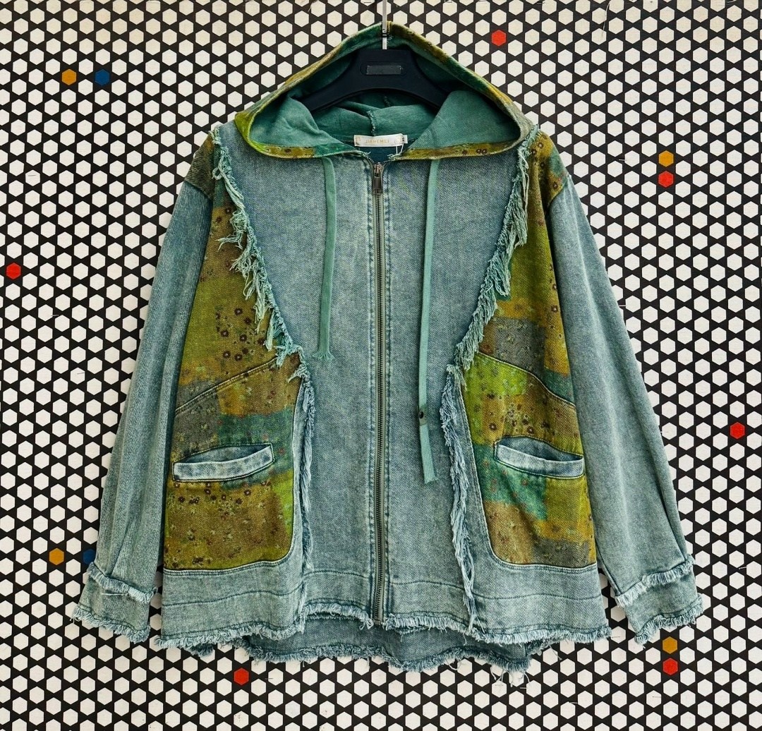 джинсовая куртка,куртка джинсовая женская,джинсовая куртка большие размеры,куртка бохо,джинсовая куртка с капюшоном больших размеров