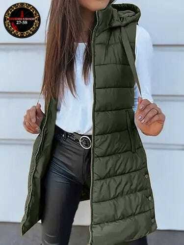 стеганый жилет женский,жилет повседневный,жилет женский,жилет с капюшоном,женская жилетка